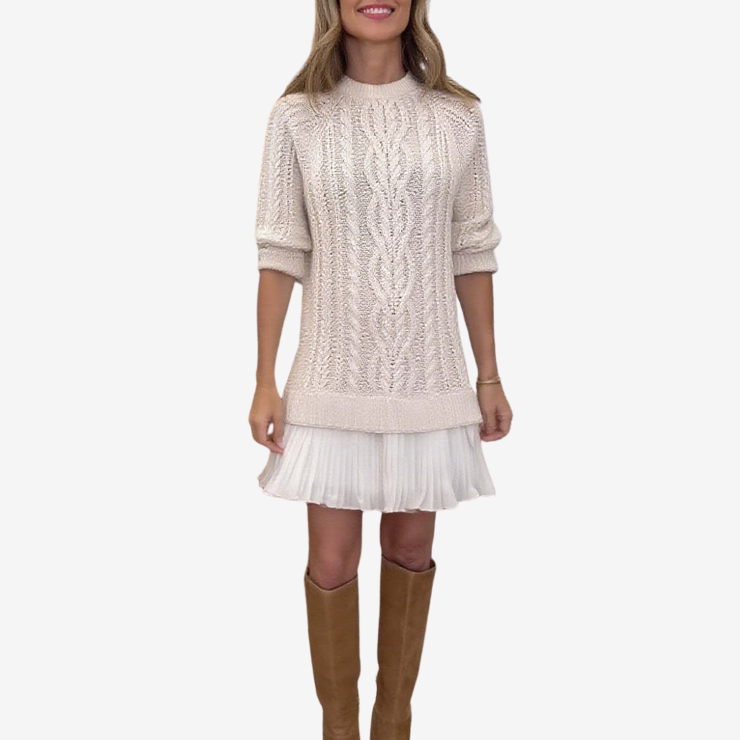 Ella™ Knitted Sweater Dress
