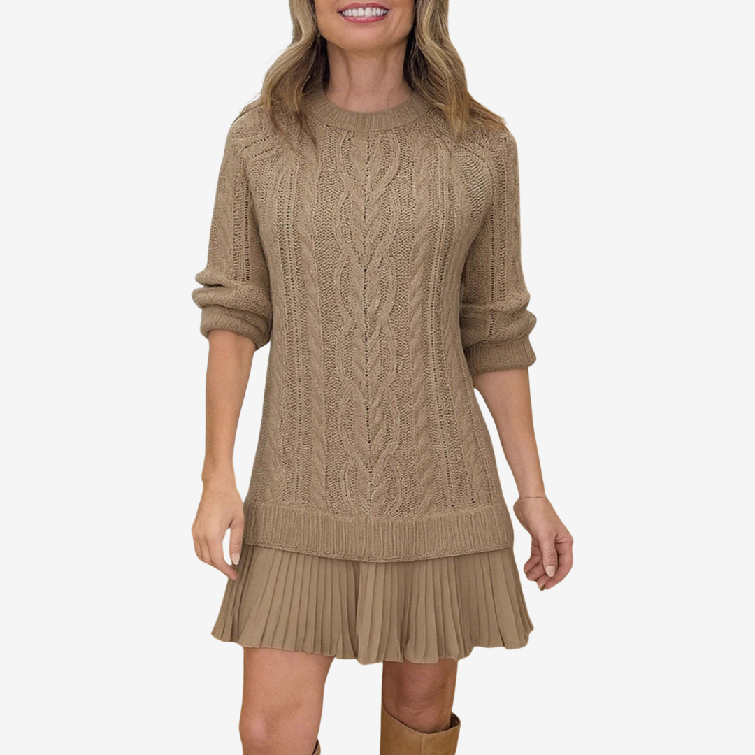 Ella™ Knitted Sweater Dress