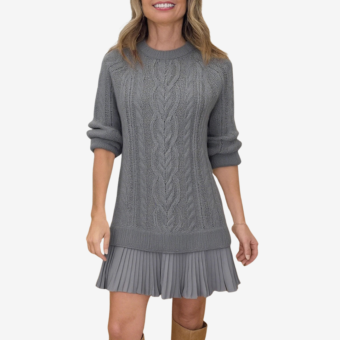 Ella™ Knitted Sweater Dress