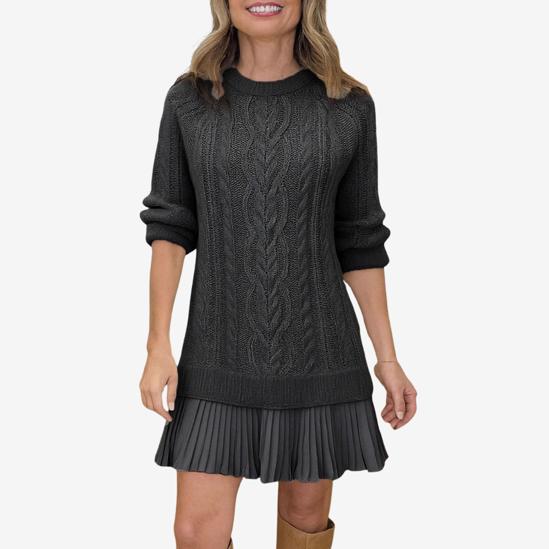 Ella™ Knitted Sweater Dress