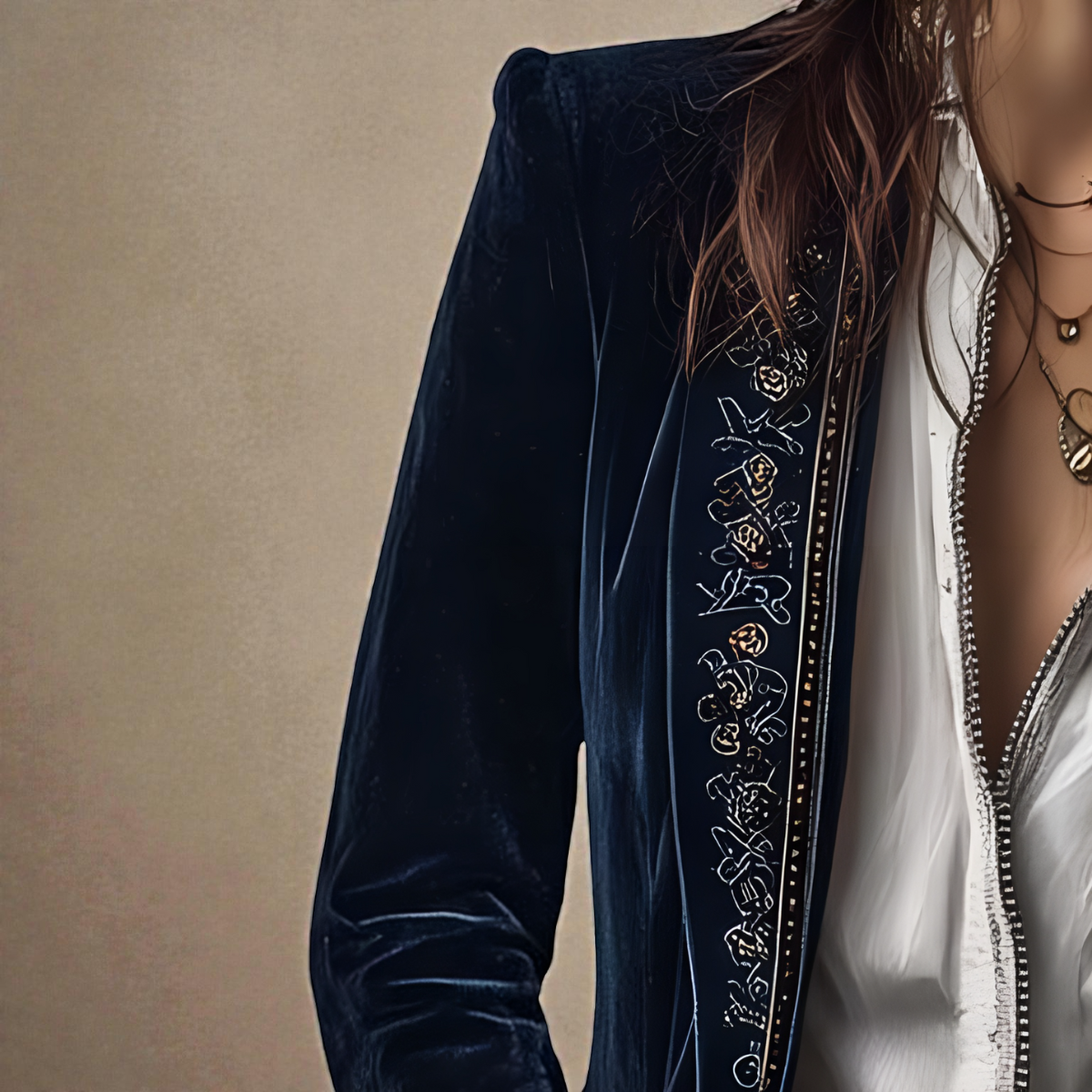 Nuria™ | Elegant Velvet Jacket