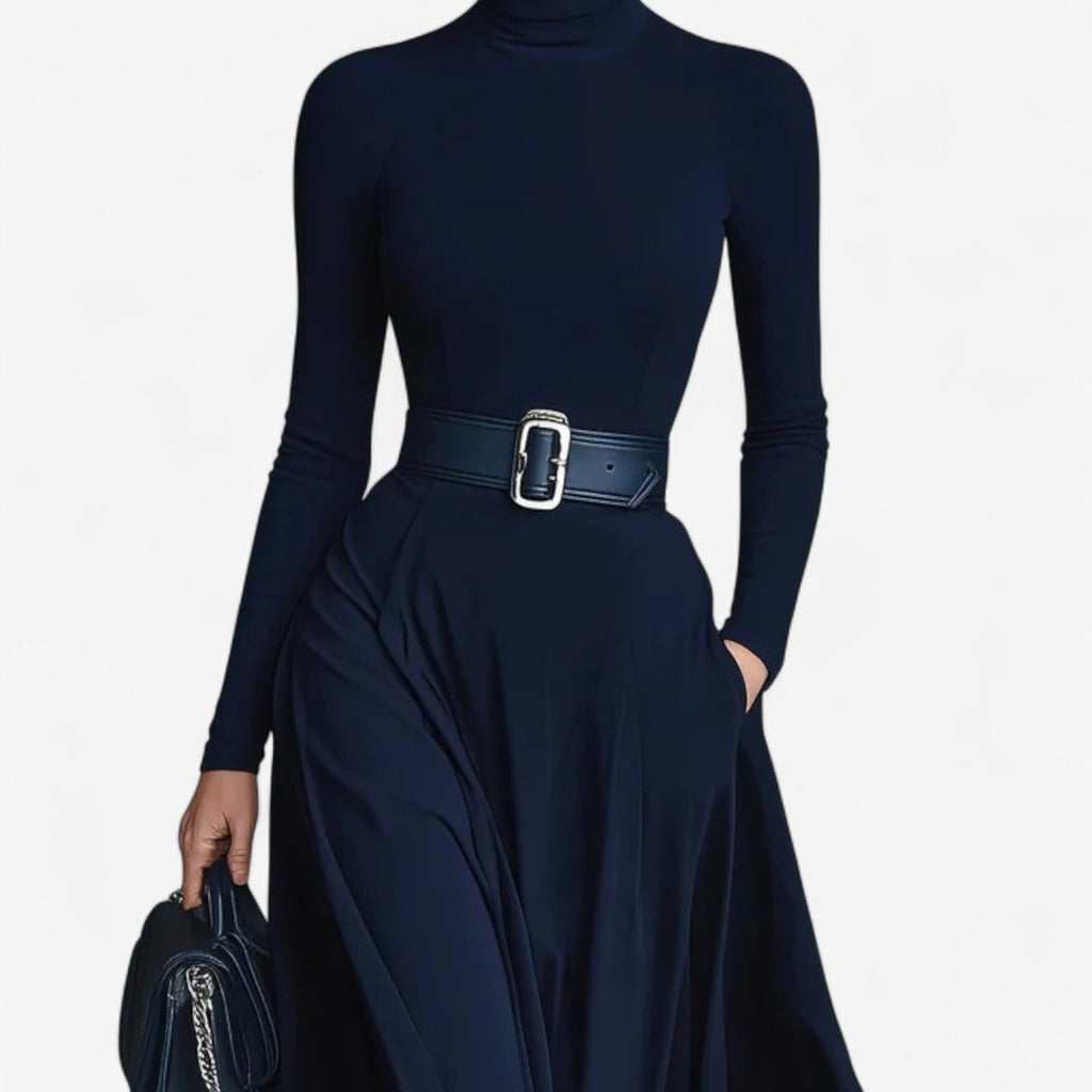 Emily™ Maxi Dress with High Neck