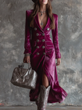Dariella | Velvet Blazer Dress