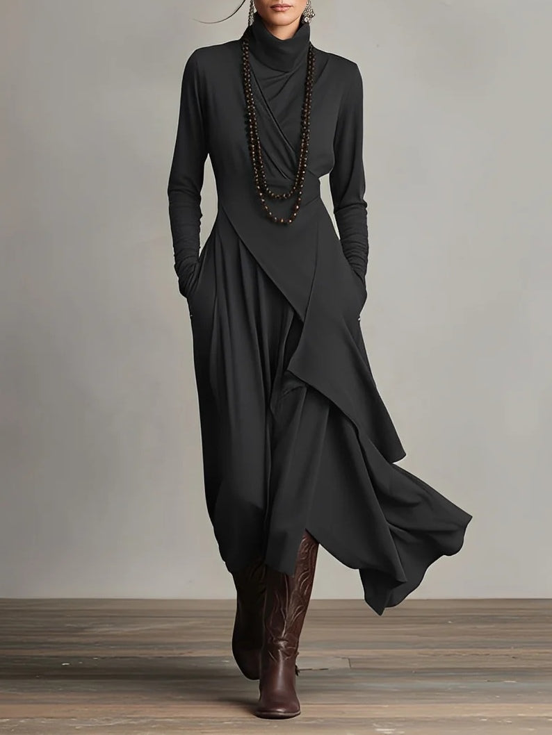 Doris | Pleated Maxi Dress